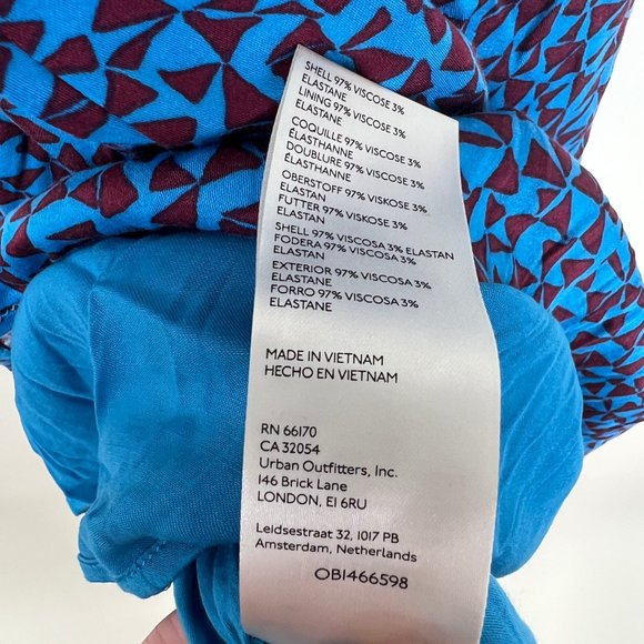 Free People Kai Mini Dress Print Tie Strap Low Back Backless Sundress Summer Sun - Picture 10 of 12